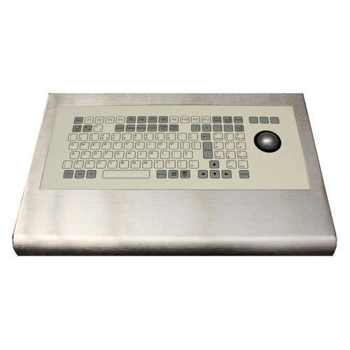 Teclado de tecla mecánica - SKBE-TB - Armagard Ltd - con trackball / industrial / para aplicaciones higiénicas