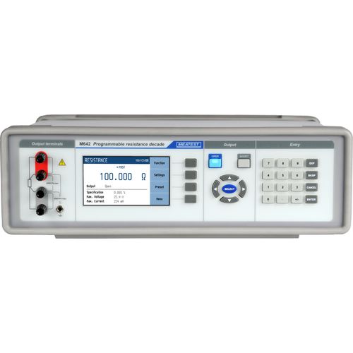 Caja de década programable - M642 - Meatest spol. s r.o.  - controlada por ordenador / de resistencias