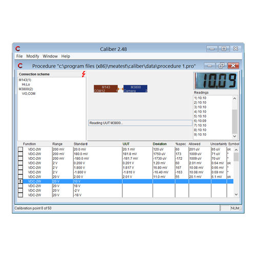 Software de medición - Caliber - Meatest spol. s r.o.  - de calibración / de laboratorio / de sistema de medición