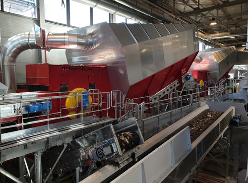 Separador de aire - MF EMMEN - de desechos / de plásticos / de papel