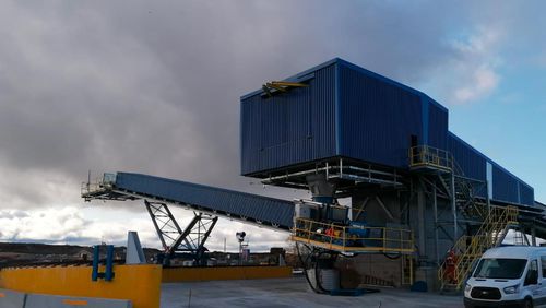 Apiladora para material a granel - MOTRIDAL S.p.A.  - para equipos mineros / de carbón pulverizado / automática