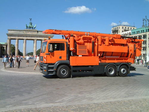 Camión hidrolimpiador - CANALMASTER WA - Typ ECONOMIC - MÜLLER Umwelttechnik GmbH & Co. KG - de 3 ejes