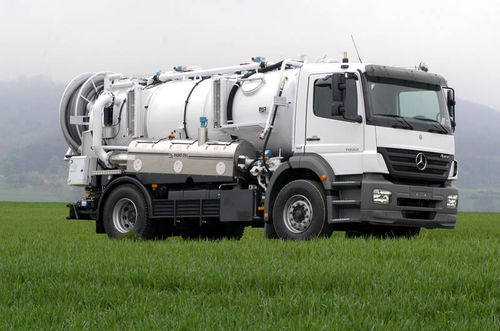 Camión hidrolimpiador - max. 26 t | DRAINMASTER - MÜLLER Umwelttechnik GmbH & Co. KG - de 2 ejes / con reciclaje de agua