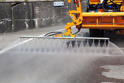 Sistema de lavado con chorro de agua - HDS - MULAG Fahrzeugwerk Heinz Wössner GmbH u. Co. KG - por aspersión / montado sobre camión