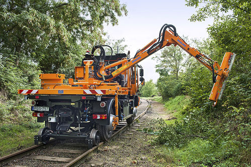 Brazo desbrozador brazo desbrozador - ME 700 DB - MULAG Fahrzeugwerk Heinz Wössner GmbH u. Co. KG - para red ferroviaria
