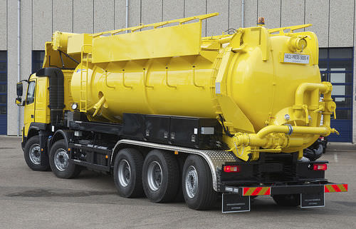 Camión aspirador pocero - Vacu-Press® 8000 5-axle - Naaktgeboren Rotterdam B.V.  - de 5 ejes