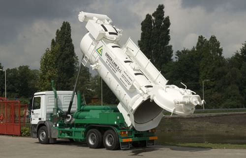 Camión aspirador pocero - Vacu-Press® 8000 ECO-3-as - Naaktgeboren Rotterdam B.V.  - de 3 ejes