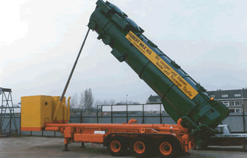 Semirremolque cisterna - Vacu-Press® 11000 Standaard - Naaktgeboren Rotterdam B.V.  - de 3 ejes / de acoplamiento / de succión