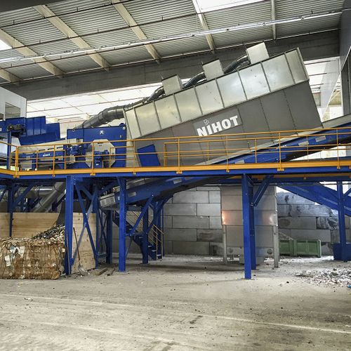 Separador de desechos - SDS  - Nihot Recycling Technology B.V.  - de vidrio / de tambor / de proceso
