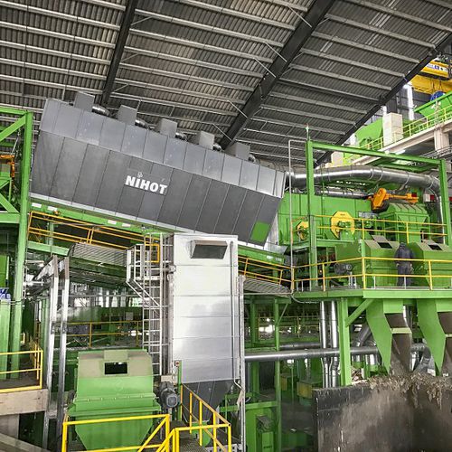 Separador de desechos - DDS  - Nihot Recycling Technology B.V.  - de vidrio / de aire / de tambor