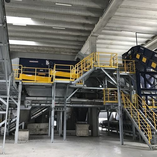 Separador de desechos - DRS  - Nihot Recycling Technology B.V.  - de vidrio / centrífugo de discos / para obra de construcción
