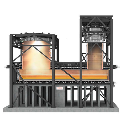 Horno de refusión - Outotec - continuo / para la metalurgia / para metal no  ferroso