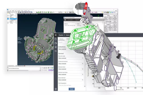 Software de gestión - Granta MI Pro - ANSYS - de interfaz / de CAD / de mando