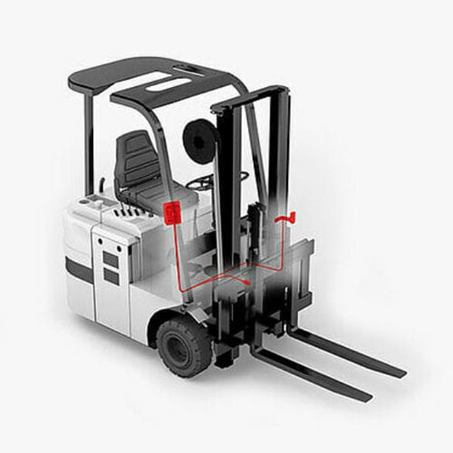 Sistema de pesaje para carretilla elevadora - Pfreundt GmbH  - embarcada / dinámica