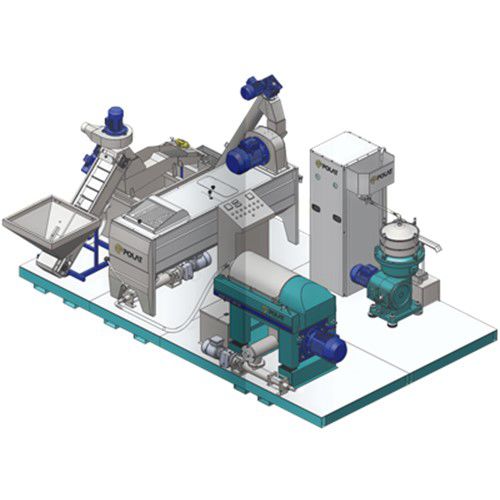 Decantador para aceite de oliva - PMS 230 / PX 05 - POLAT MAKINA SANAYI VE TICARET A.S.  - centrífugo / horizontal