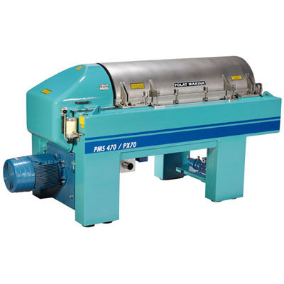 Decantador para aceite de oliva - PMS 470 / PX 70 - POLAT MAKINA SANAYI VE TICARET A.S.  - para aceite mineral / centrífugo / horizontal