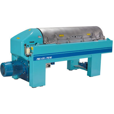 Decantador para aceite de oliva - PMS 470 / PX 90 - POLAT MAKINA SANAYI VE TICARET A.S.  - para aceite mineral / centrífugo / horizontal