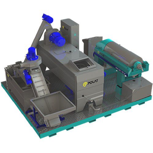 Decantador para aceite de oliva - PMS 230/ PX 10 Maxi  - POLAT MAKINA SANAYI VE TICARET A.S.  - centrífugo / horizontal