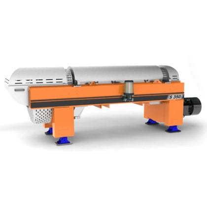 Decantador para la deshidratación de lodos - S 350 - POLAT MAKINA SANAYI VE TICARET A.S.  - centrífugo / horizontal