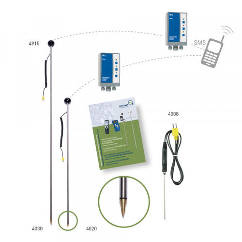 Sonda de temperatura termopar tipo K - 30004089 - Pronova Analysentechnik - para laboratorio / de acero inoxidable