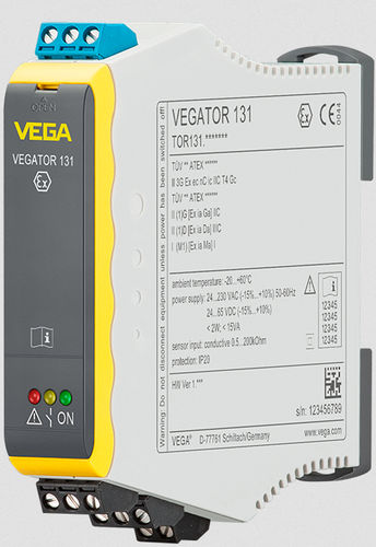 Acondicionador de señal de una vía - VEGATOR 131 - VEGA Grieshaber KG - en riel DIN / para detección de nivel