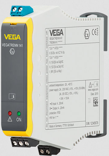 Aislador galvánico - VEGATRENN 141 - VEGA Grieshaber KG - de señal