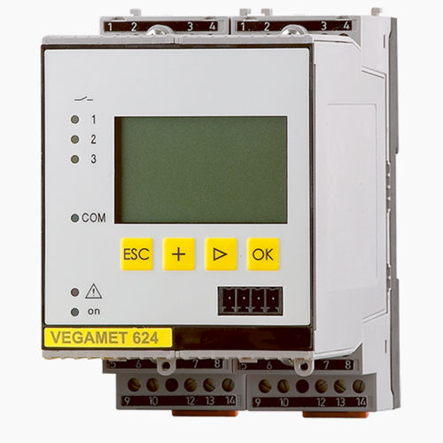 Acondicionador de señal 4-20 mA - VEGAMET 624 - VEGA Grieshaber KG - con indicador digital / en riel DIN / para detección de nivel