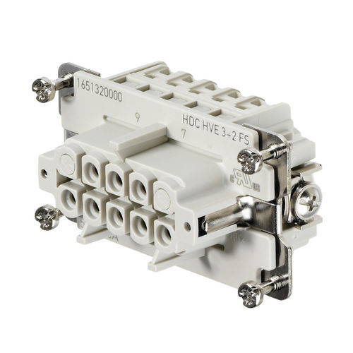 Conector de alimentación eléctrica - HVE Series - Weidmüller - de tornillo / AC/DC / de tensión