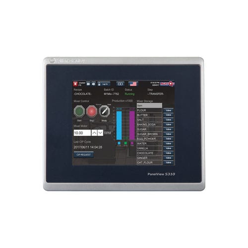 Terminal con pantalla táctil - PanelView 5000 - Allen-Bradley - empotrable / LCD color / para máquina