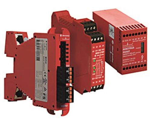 Relé de seguridad 3NA - MSR100 - Allen-Bradley - 2NA / 5NO / en riel DIN