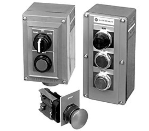 Botón pulsador cerrado - 800R series  - Allen-Bradley - para zona peligrosa