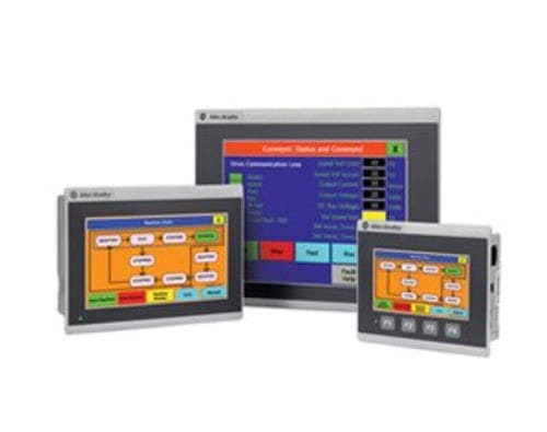 Terminal HMI táctil - 2711R PanelView 800 - Allen-Bradley - empotrable / Ethernet / compacto