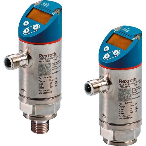 Presostato electrónico - HEDE10-3X/250/2/-GA-K35-V - Bosch Rexroth - Industrial Hydraulics - diferencial / conector M12 / roscado