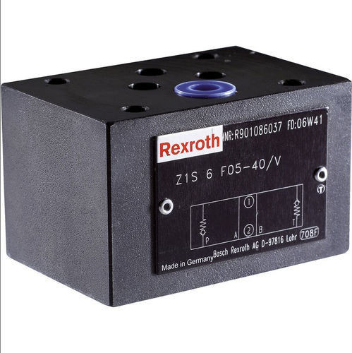 Válvula de retención de globo - Z1S6T05-4X/V - Bosch Rexroth - Industrial Hydraulics - de estrangulación / de acción directa / hidráulica