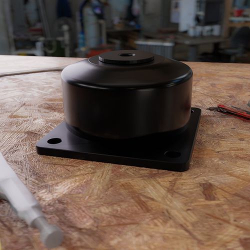 Amortiguador antivibración - GDZ-()-7 - RG+ Schwingungstechnik GmbH  - mecánico / para máquinas / industrial