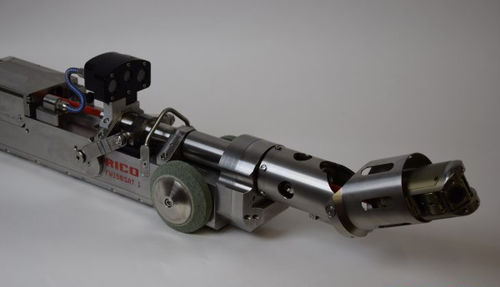 Robot de inspección con ruedas - FW150SAT.1 - RICO Umwelttechnik GmbH - con mando a distancia / estanco / antideflagrante