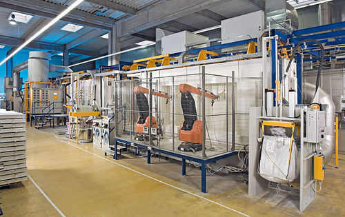 Máquina de revestimiento de pintura en polvo - Rippert GmbH & Co. KG