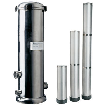 Cárter de filtro de cartucho - GE series - S.I.T.A. SRL  - para agua / de acero inoxidable