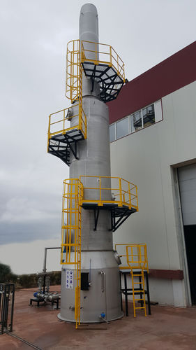 Lavador de gases Venturi - Santes Incinerator  - por vía húmeda / químico / biológico