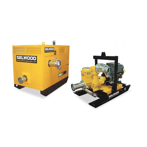 Bomba de vórtex - S150 - Selwood - para fangos / con motor diésel / autocebante