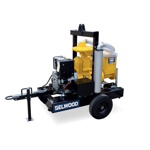 Bomba centrífuga - D80  - Selwood - de agua / con motor térmico / móvil