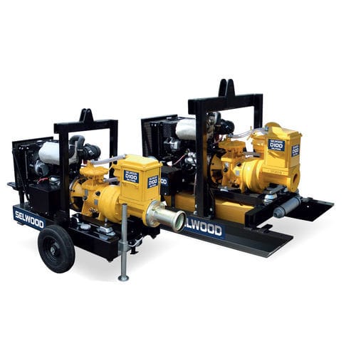 Bomba centrífuga - D100 - Selwood - de agua / con motor diésel / móvil