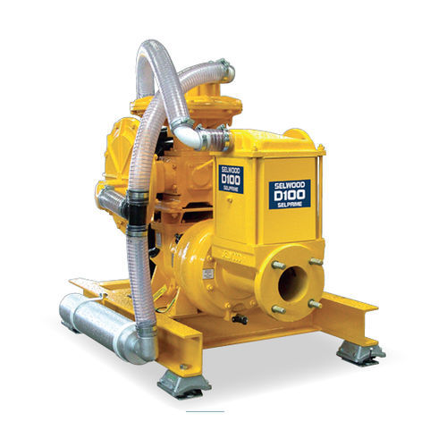 Bomba centrífuga - D100 Twin  - Selwood - para aguas de desagüe / diésel / estacionaria