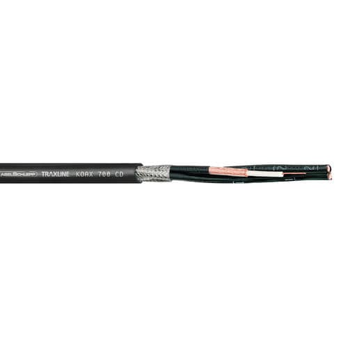 Cable óptico de datos - KOAX 700 series - TSUBAKI KABELSCHLEPP - blindado / antipropagación de fuego / resistente a los UV