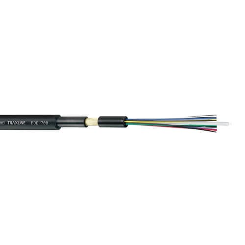 Cable óptico de datos - FOC 700 - TSUBAKI KABELSCHLEPP - antipropagación de fuego / resistente a los UV / resistente al aceite