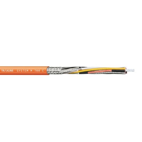 Cable óptico de datos - SYSTEM M 700 C - TSUBAKI KABELSCHLEPP - de alimentación / híbrido / blindado