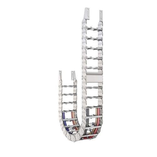 Cadena portacables abrible - S/SX series - TSUBAKI KABELSCHLEPP - de acero / de acero inoxidable / en acero galvanizado