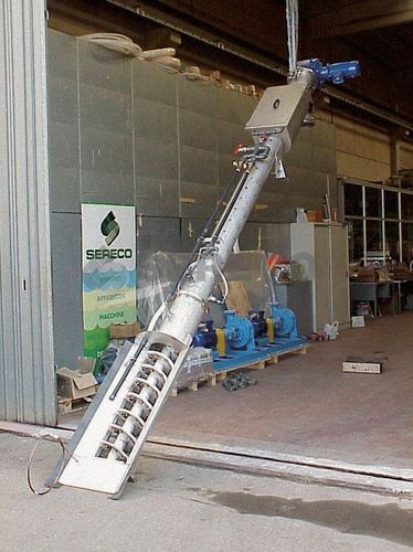 Reja de desbaste de tornillo - FC - SERECO  - para el tratamiento de aguas residuales