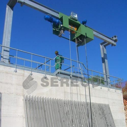 Reja de desbaste con barrotes - SGM - SERECO  - para el tratamiento de aguas residuales