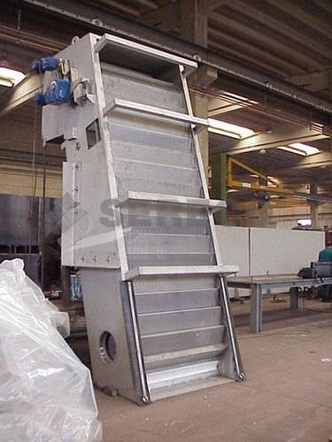 Reja de desbaste de escalera - GNAFO - SERECO  - para el tratamiento de aguas residuales / fina